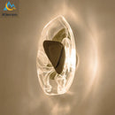 GobekUsa Crystal LED Wall Lamp Modern Glass Wall Light for Living Room, Bedroom, Bathroom