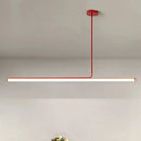 Nordic Long Strip Metal Pendant Light