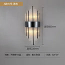 GobekUsa Crystal LED Wall Light Modern Indoor Lighting for Living Room & Aisle