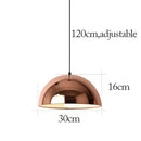 GobekUsa Rose Gold Pendant Lights Metal Hanging Fixtures for Dining Room Island Bar Decor
