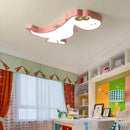 GobekUsa Dinosaur Animal Kids Ceiling Lamp Smart LED Lightingjuvenile Bedroom Modern Cartoondino