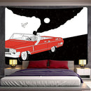 GobekUsa Futuristic Astronaut Tapestry Wall Hanging - Boho Room Decor for Hip Beach Vibe