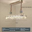 GobekUsa 2024 High-End Villa Crystal Chandelier with Hollow Design for Luxurious Living Rooms