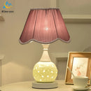GobekUsa Ceramic LED Desk Lamp Bedroom Study Living Room Decor Art Floor Lamp