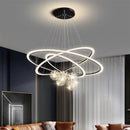 GobekUsa Circle Ring Pendant Light Chandelier Modern Living Room Bedroom Lamps Ceiling Luminaire