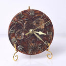 GobekUsa Agate Stone Gold Digital Clock for Home Decoration