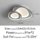 GobekUsa LED Chandeliers White Chrome Kitchen Light Fixture Modern Home Lighting