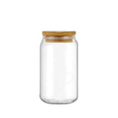 GobekUsa Glass Drink Cup with Bamboo Lid - High Borosilicate Glass Tea Juice Coffee Mug