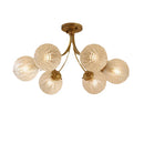 GobekUsa Glass Ball Ceiling Light: Modern Nordic Living Room Dining Room Bedroom Lamp