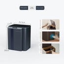 GobekUsa 20L Smart Sensor Trash Can: Luxury Garbage Bucket for Kitchen, Bathroom, and Toilet