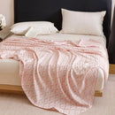 GobekUsa Bamboo Fiber Summer Blanket - Single Double Bed Air Conditioning Lightweight Blanket