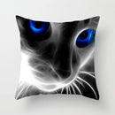 GobekUsa Cat Printed Pillowcase Modern Living Room Sofa Cushion Cover Home Decor