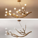 GobekUsa LED Glass Bubble Chandelier for Restaurant Bedroom LOFT Pendant Lighting