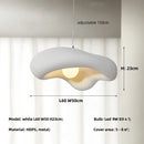 GobekUsa Creamy Style Pendant Light | Resin Dining Room LED Island Lamp