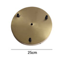 GobekUsa Brass Ceiling Plate Iron Pendant Lamp Bases - DIY Round Chassis Kit