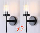 GobekUsa Gold LED Wall Lights Glass Lamps for Bedroom, Living Room, and Bathroom