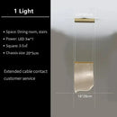 GobekUsa LED Modern Ceiling Chandelier for Living Room Staircase Restaurant Attic Home