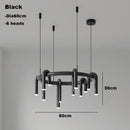 GobekUsa Circular Ring Pendant Lights - LED Chandelier for Home Living Room & Restaurant