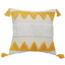 GobekUsa Boho Chenille Tufted Pillow Case with Tassels for Home Fall Decor