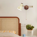 GobekUsa Creamy Iron LED Wall Lamp Bedroom Living Room Bathroom Mirror Stair Light