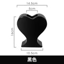 GobekUsa Heart-shaped Pink Hearts Porcelain Vase - Handicraft Ornament & Home Decor