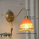 GobekUsa LED Jellyfish Wall Lamp: Modern Nordic Design, with Pull Chain Switch