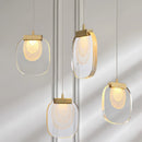GobekUsa Glass Pendant Lights: Modern Crystal Hanging Lamp for Home Decor