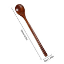 GobekUsa Japanese Style Wooden Spoon for Mixing Rice Salad Kitchen Tableware