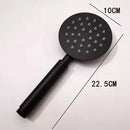 GobekUsa Black High Pressure Handheld Shower Head for Water Saving and Bathroom Rainfall