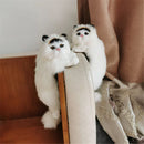 GobekUsa Hanging Cat Plush Doll Figurine Home Decoration Model