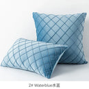 GobekUsa Embroidered Lattice Cushion Cover Pleat - 45X45CM