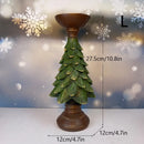 GobekUsa Christmas Tree Candle Holder: Festive Tabletop Decor Figurine