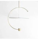 GobekUsa Gold Iron Painted LED Pendant Light for Home Decor and Dining Room