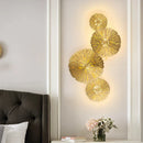 GobekUsa Lotus Leaf Copper Wall Lamp LED Light for Home Decor
