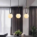 GobekUsa Brass LED Pendant Lights with Natural Marble Finish and Adjustable G9 Bulb