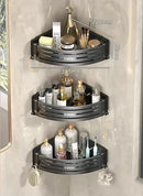 GobekUsa Corner Shelf Organizer - Bathroom & Kitchen Storage Solution