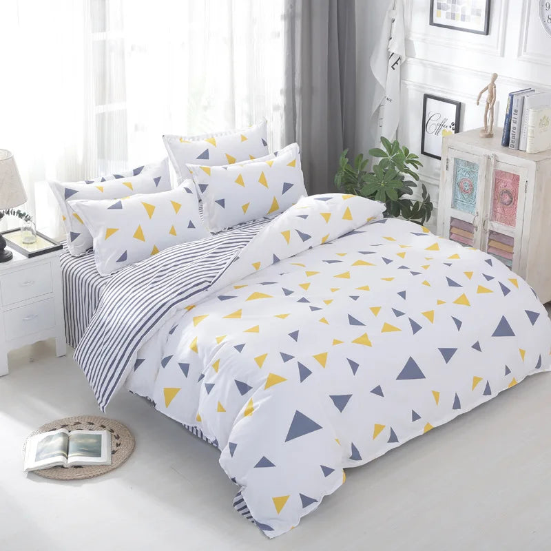 GobekUsa Lattice Plant Geometric Pattern Bedding Set with Sheet Pillows, photo 21 of 30