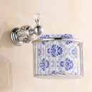 GobekUsa Crystal Brass Gold Bathroom Accessories Set