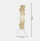 GobekUsa Japanese Rice Paper Floor Lamp Modern Wabi Sabi Lantern Light