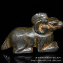 GobekUsa Black Iron Meteorite Sun God Statue - Hongshan Culture Archaize Sculpture