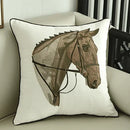GobekUsa Embroidered Horse Pillowcase | 45x45cm | Home Decor, Sofa, Living Room