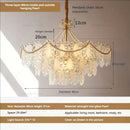 GobekUsa Crystal Chandelier: Modern Luxury for Living Room & Bedroom