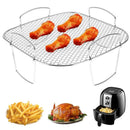 GobekUsa Air Fryer Stainless Steel Dehydrator Rack Layer for Cooking Baking
