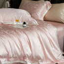 GobekUsa Luxe Eucalyptus Bedding Set in Black/Gold - Silky Soft & Skin-friendly