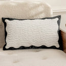 GobekUsa Camellia Jacquard Embroidery Pillow Cover Luxury Decorative Nordic Living Room