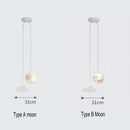 GobekUsa Kids Star Cloud Moon Pendant Lamp with Remote Control Dimming