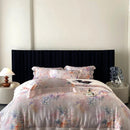 GobekUsa Eucalyptus Fiber Flowers Print Bedding Set - Soft Silky Cool Feel