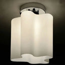 GobekUsa Cloud Glass LED Ceiling Light: Modern Minimalist Circular Design for Bedroom, Hallway, Restaurant