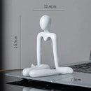 GobekUsa Abstract Figures Ornament Sculpture for Home Office Decor