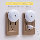 GobekUsa LED Night Light Smart Sensor Plug-in Wall Night Lamp for Home Bedroom Hallway